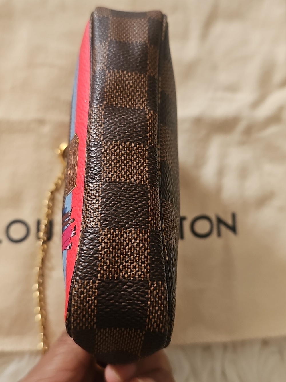 LV 2016 Damier Ebene Translantic Mini Pochette Accessories - Picture 6 of 9